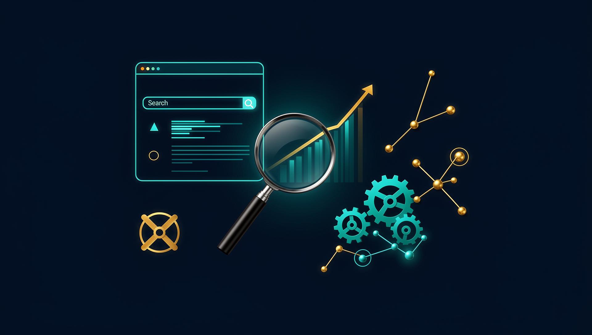 5 pamata lietas meklētāju optimizēšanā (SEO) - SEO raksta attēls par SEO un meklētājprogrammas